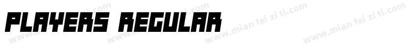 Players Regular字体转换